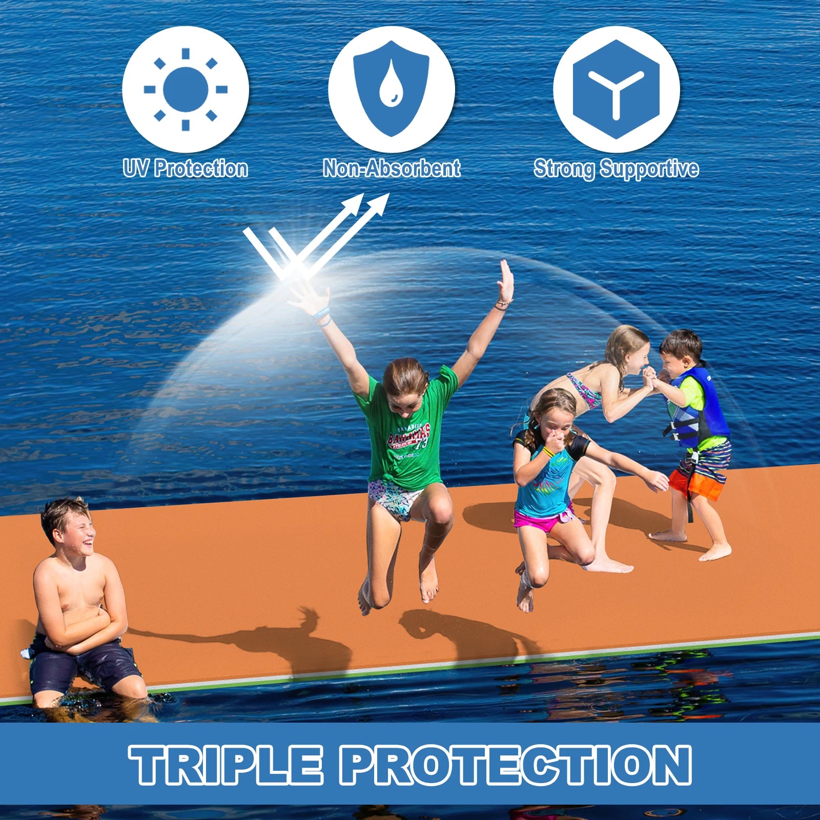 12 FT 3-Layer Floating Mat