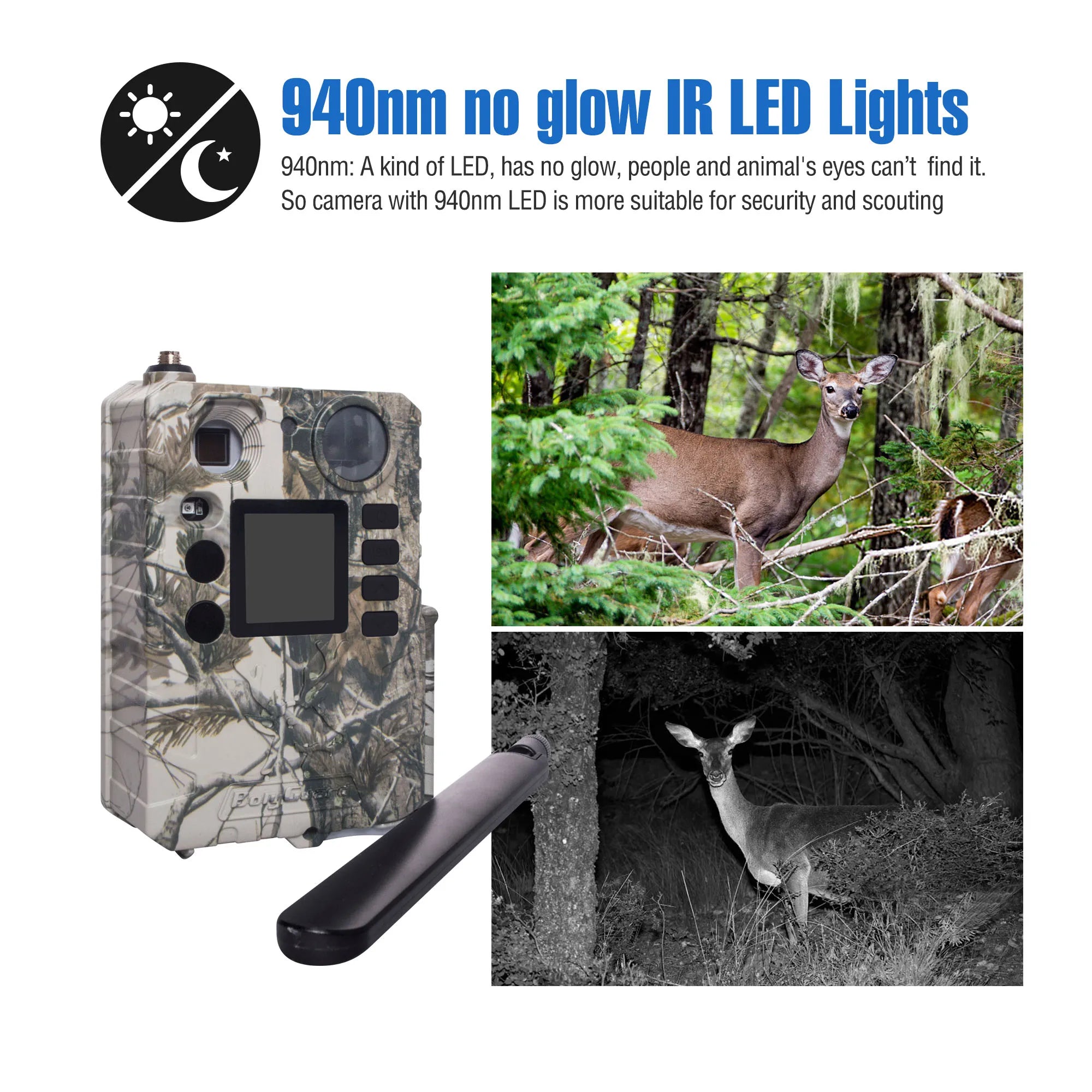 4G Cellular Trail Camera Solar Ready