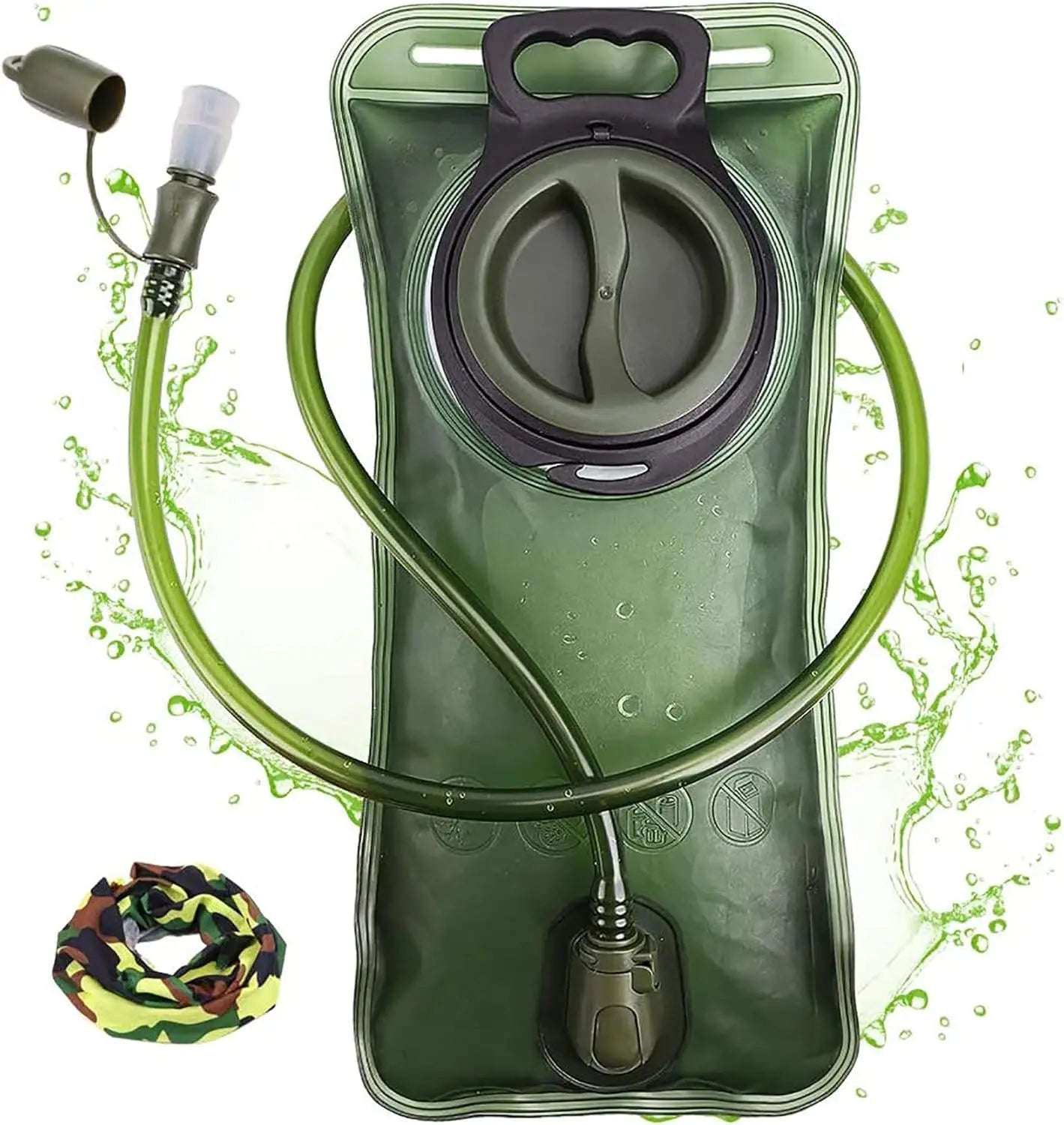 2Liter Hydration Bladder for Hiking, Backpacking