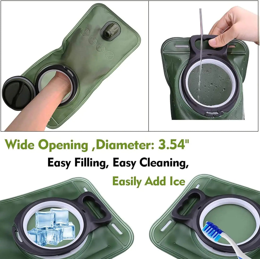 2Liter Hydration Bladder for Hiking, Backpacking