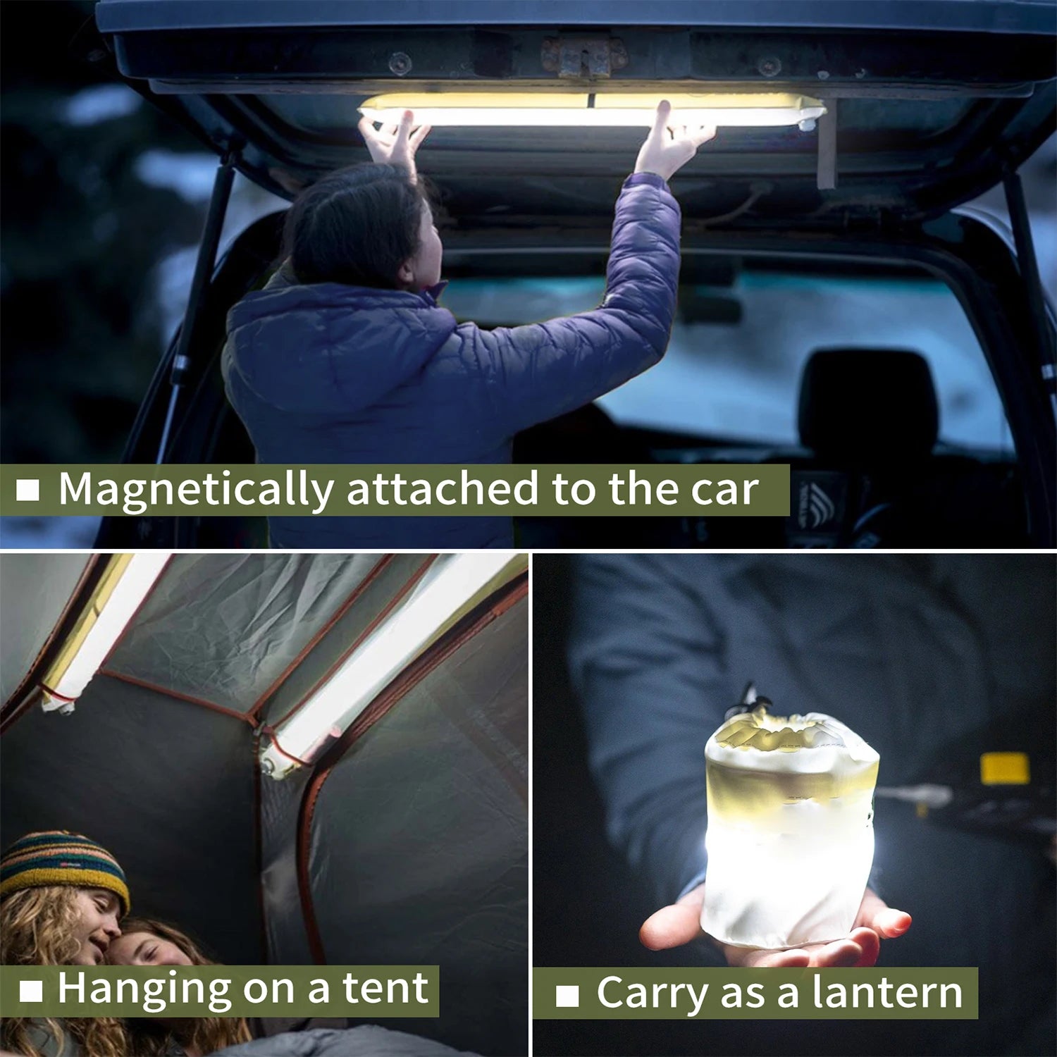 Rechargeable Portable Waterproof Tent Lamp