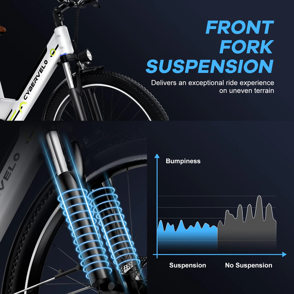 26" Electric E Bike with 7-Speed