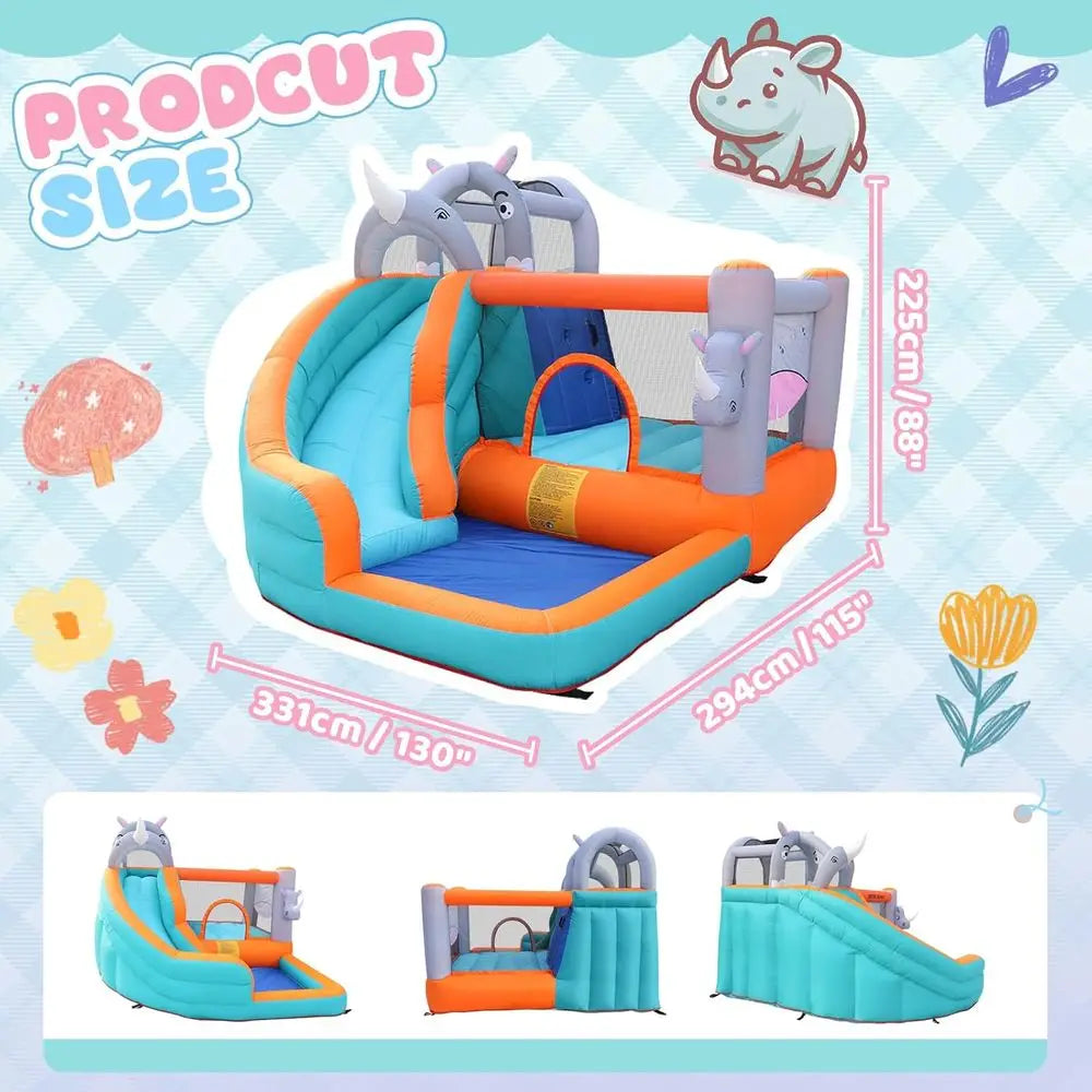 Inflatable Bounce House Water Slide for Kids