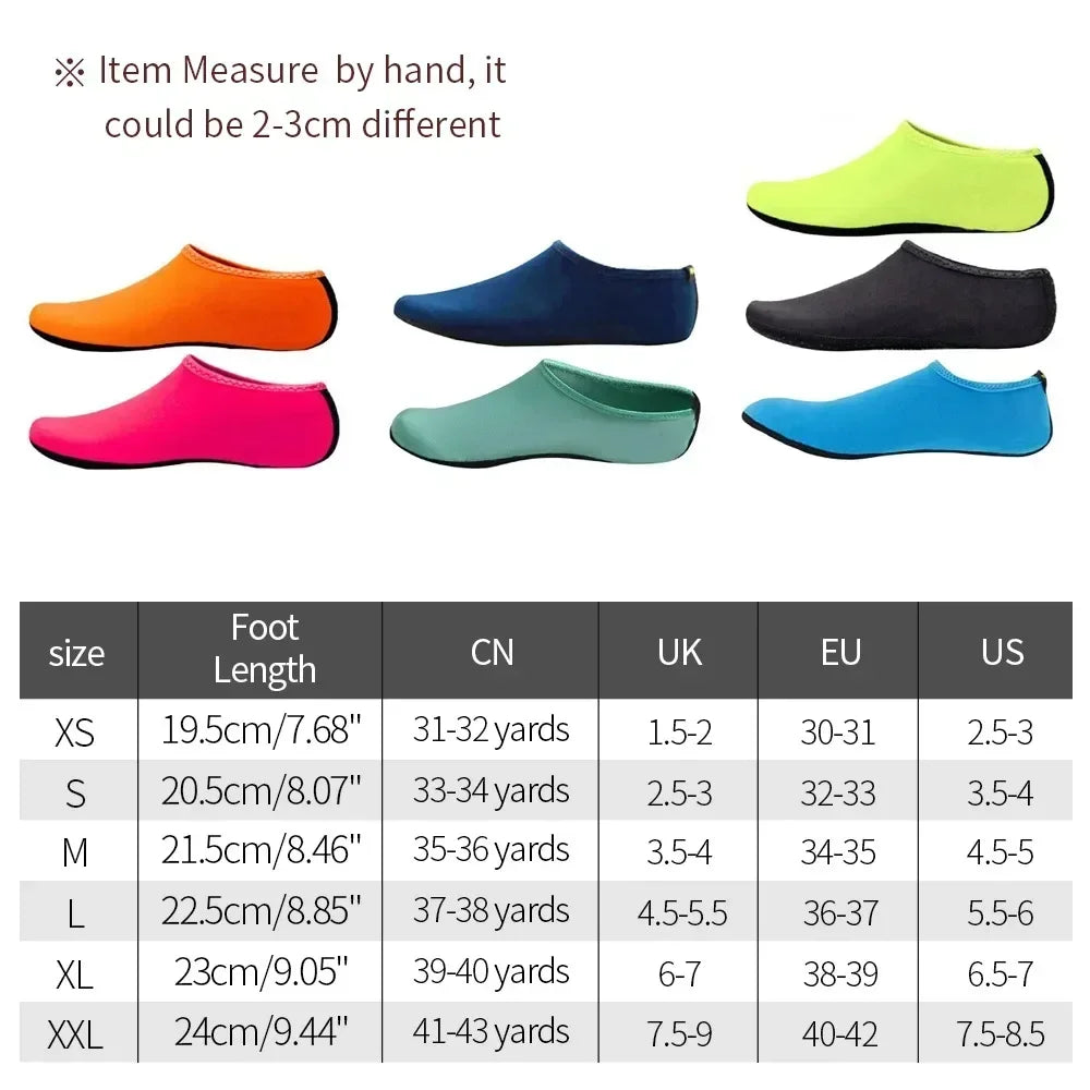 Non-Slip Unisex Water Shoes Swimming Diving