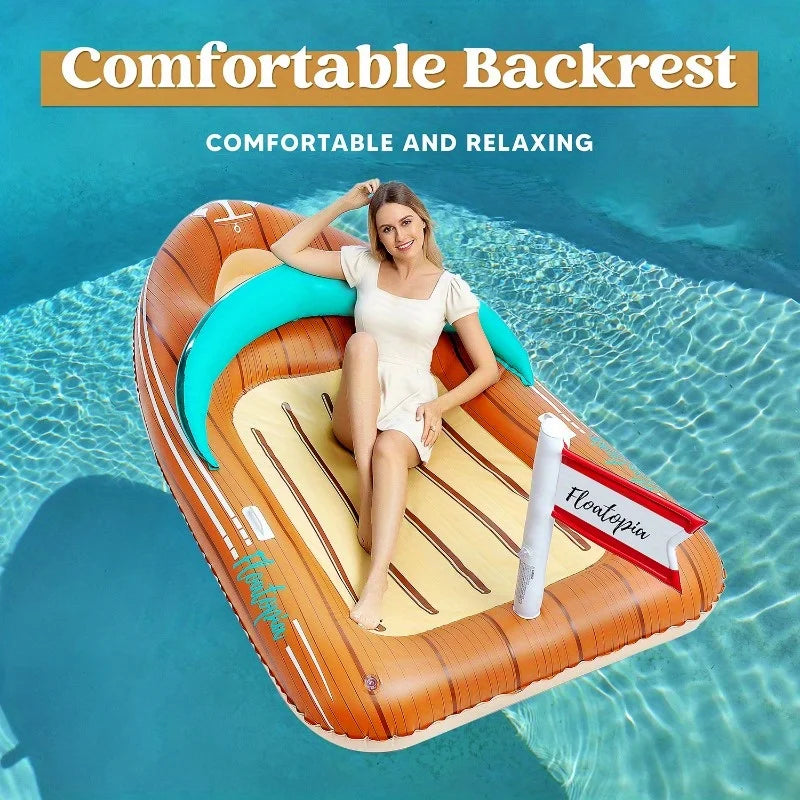 Giant Inflatable Boat Raft with Cooler