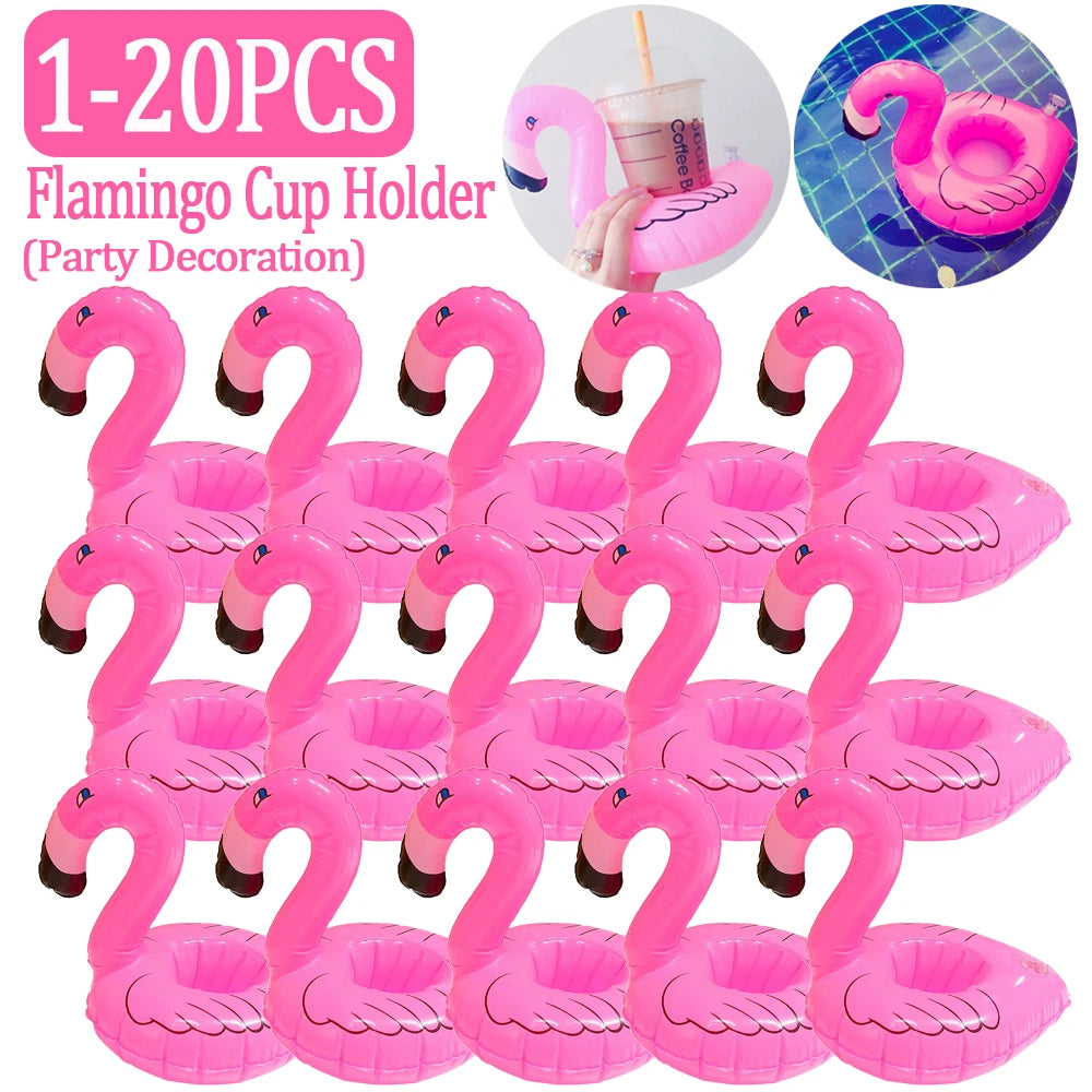 1-20 Pcs Tropical Flamingo Cup Holder