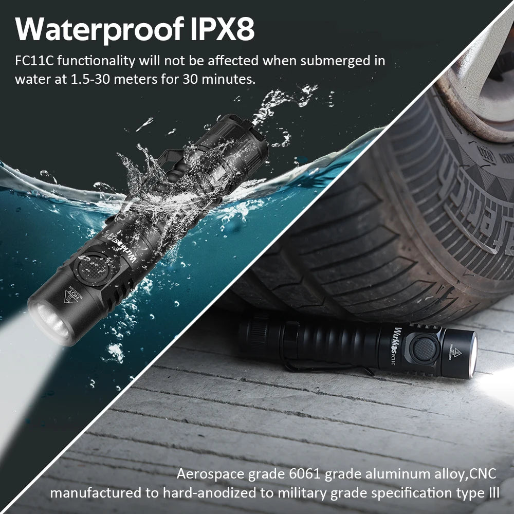 Rechargeable Waterproof EDC Flashlight