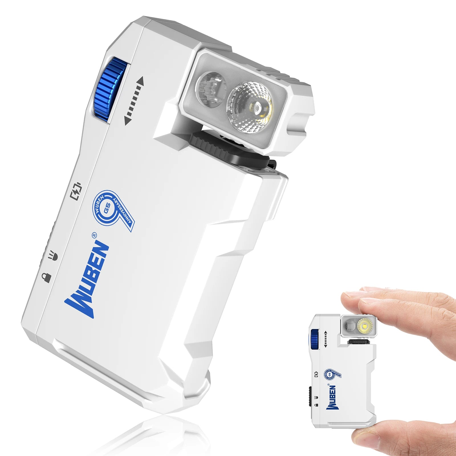 400 Lumen Rechargeable RGB Flashlight