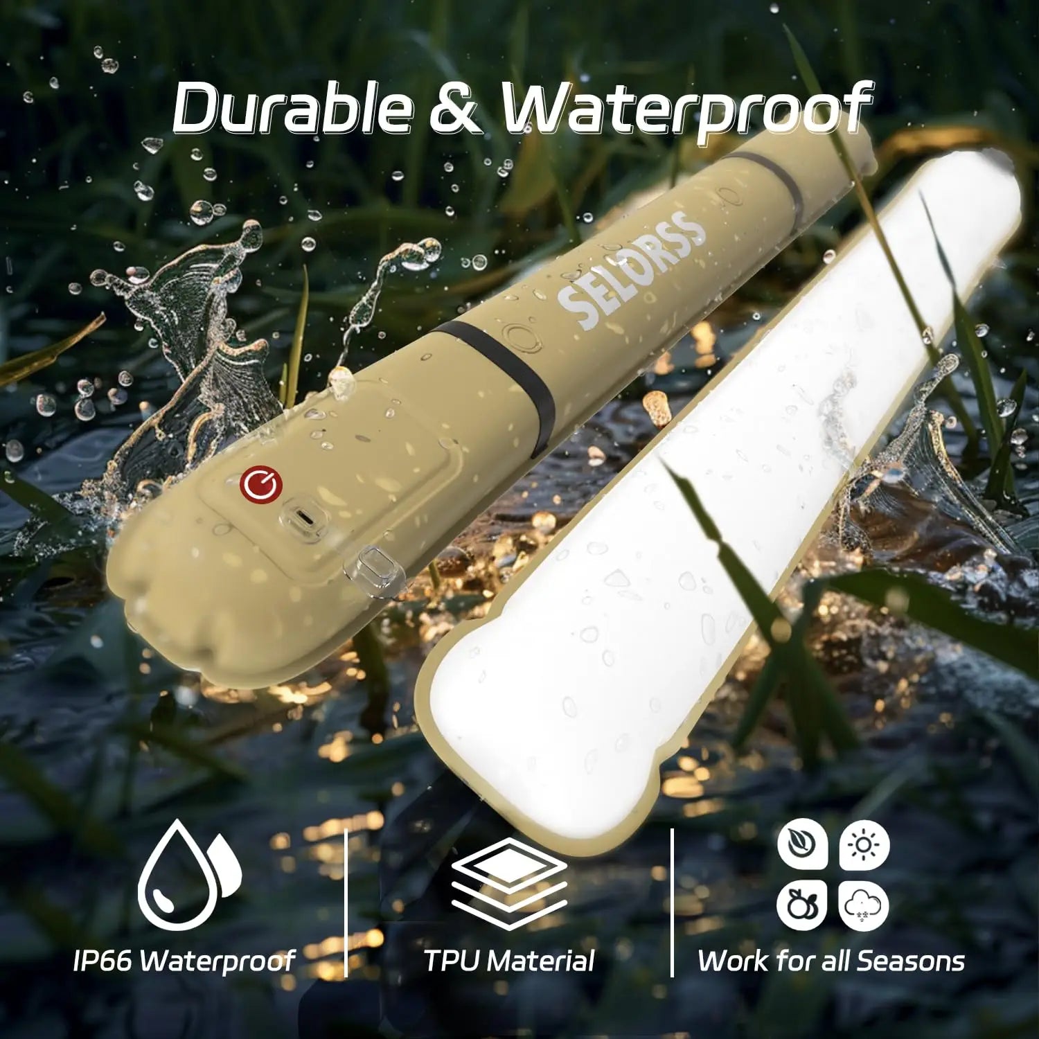Rechargeable Portable Waterproof Tent Lamp