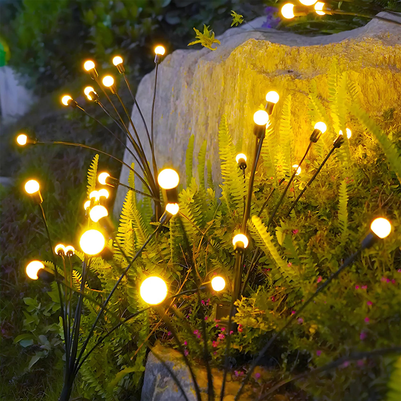 8-Head Solar Firefly Lights