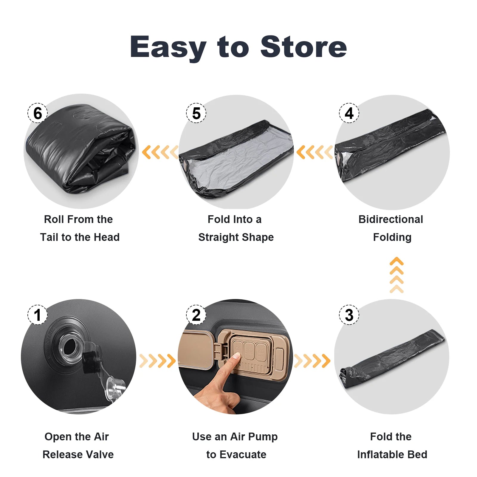 1-2 Person Automatic Inflatable Camping Mattress