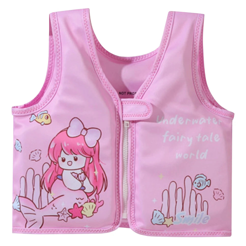 3D Child Bathing Swimming Life Float Cartoon Animal Kids Buoyancy Floating Vest Baby Swimwear for Toddler Girls Boys