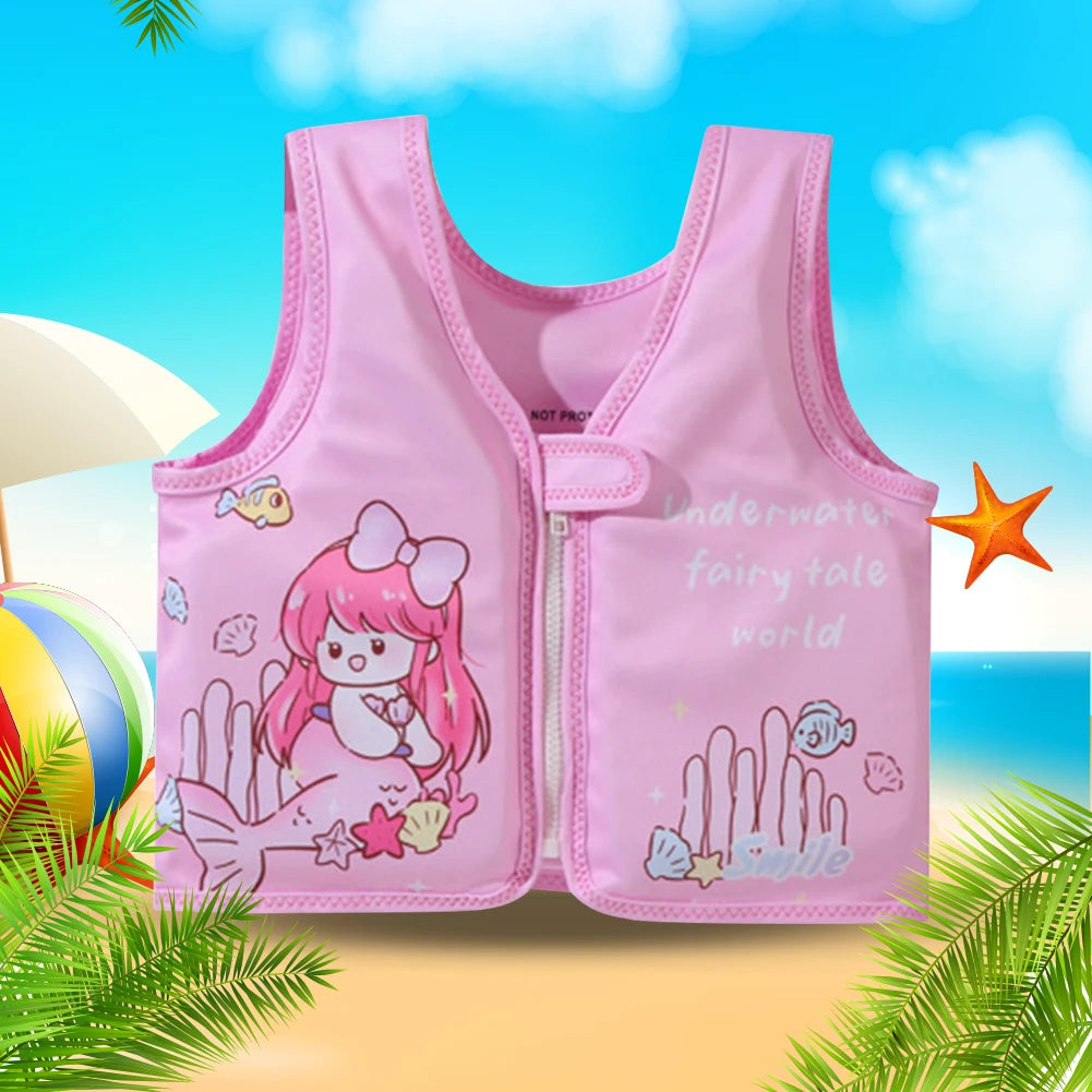 3D Child Bathing Swimming Life Float Cartoon Animal Kids Buoyancy Floating Vest Baby Swimwear for Toddler Girls Boys