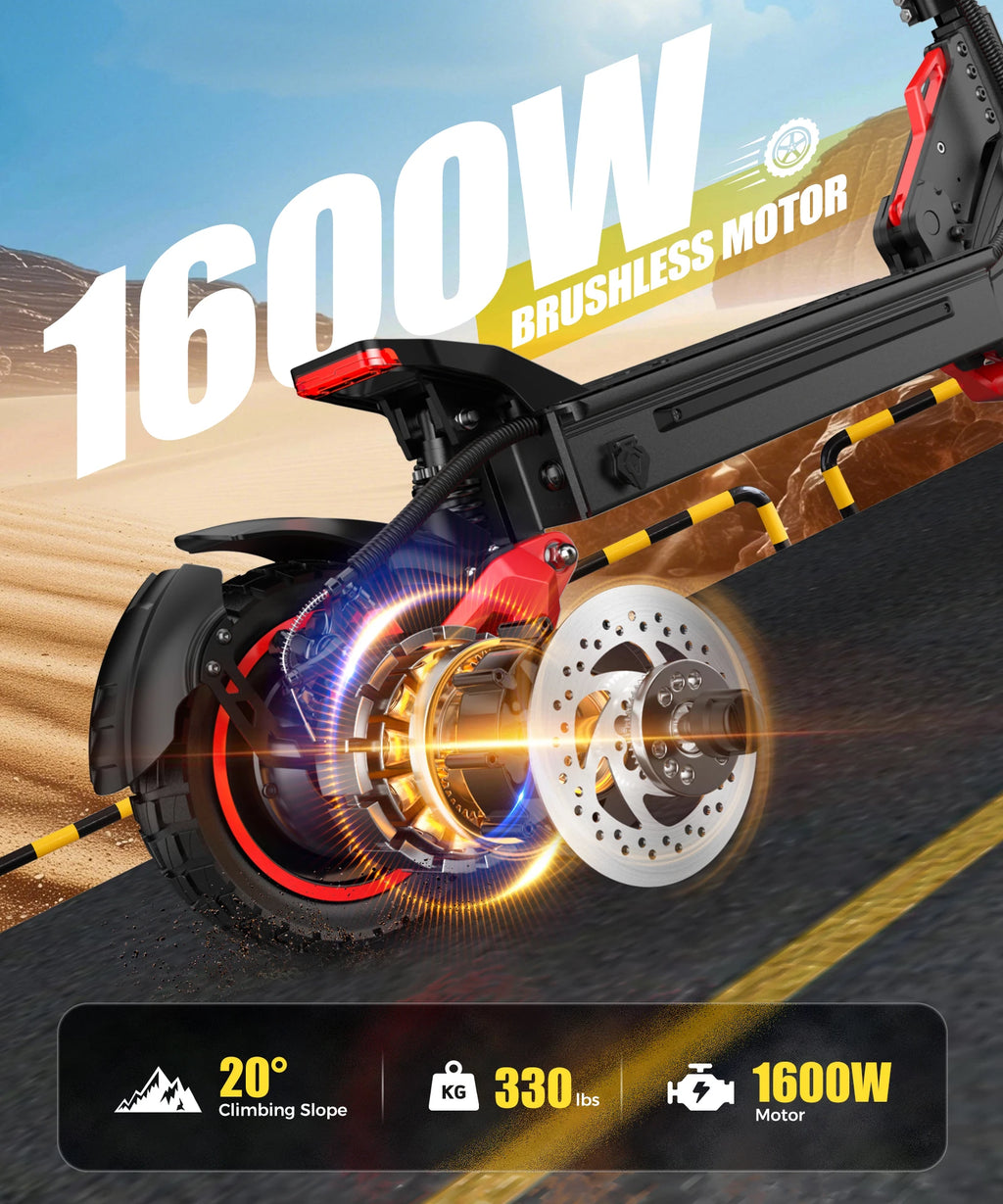 1600W Quick Foldable Light Weight Electric Scooter