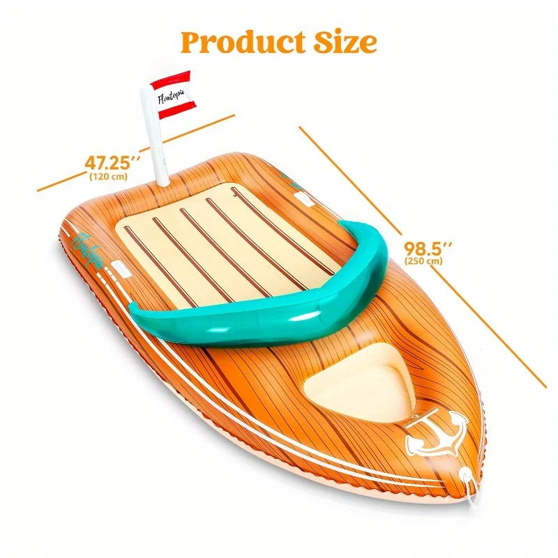 Giant Inflatable Boat Raft with Cooler