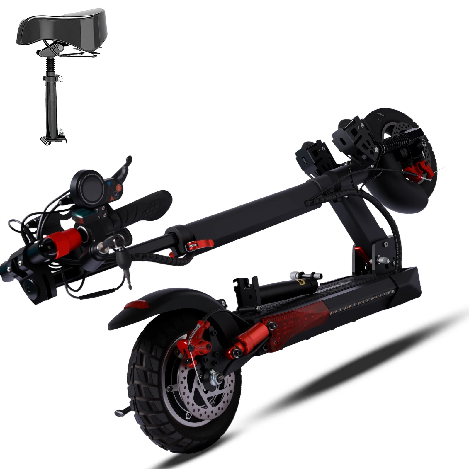 800W Foldable Electric Scooter with Seat