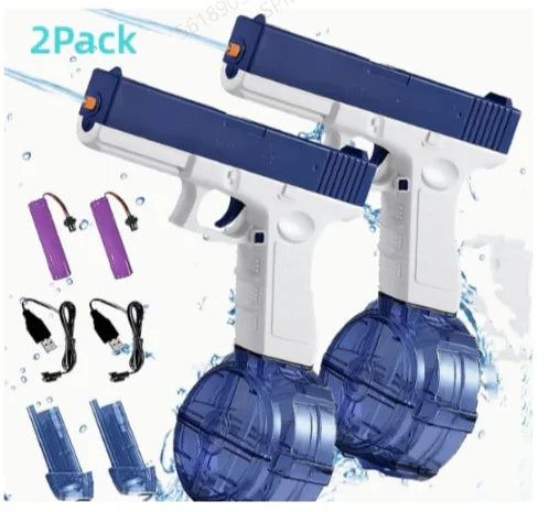 Blue Electric Water Guns for Kids & Adults