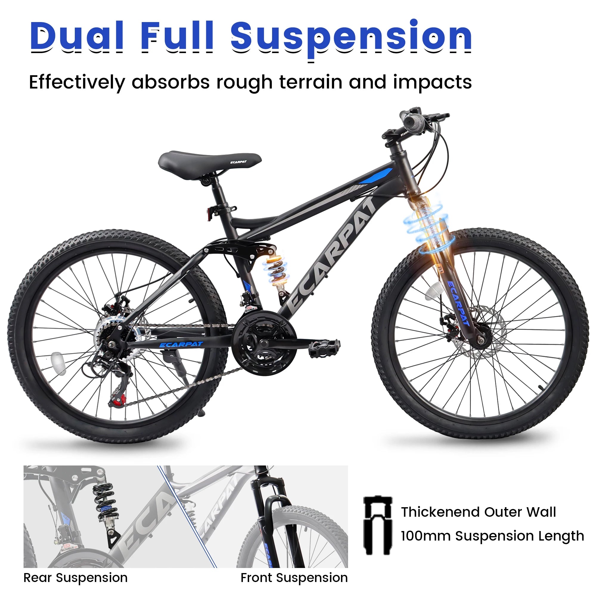 Dual Full Suspension Mountain Bike