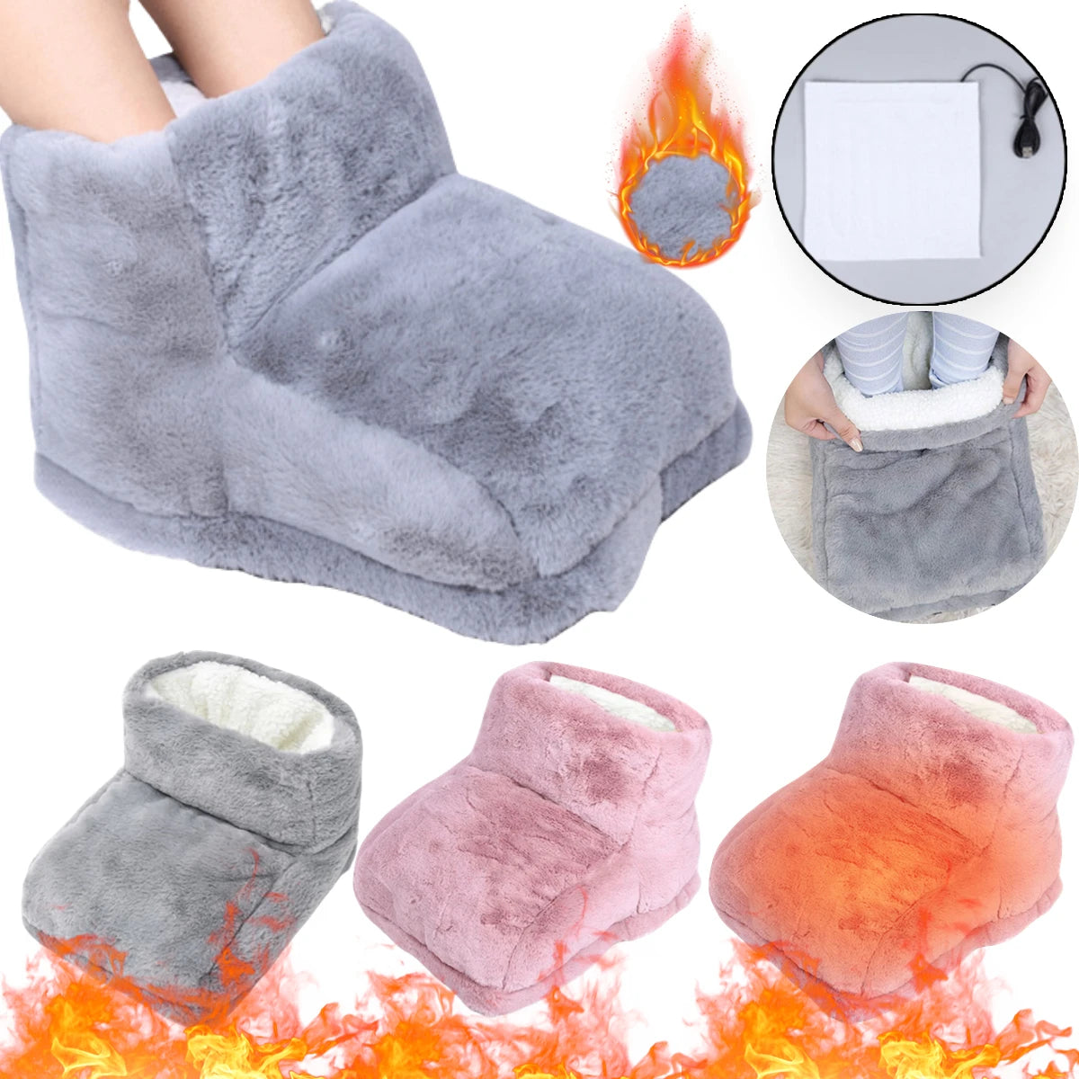 USB Electric Fleece Foot Warmer