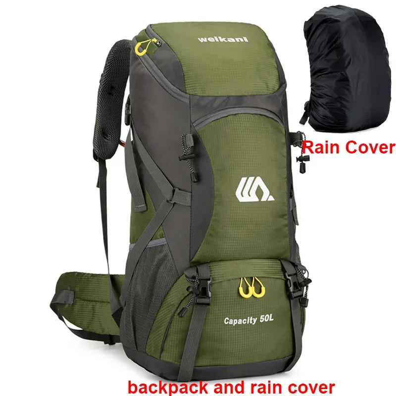 50L Travel Waterproof Backpack