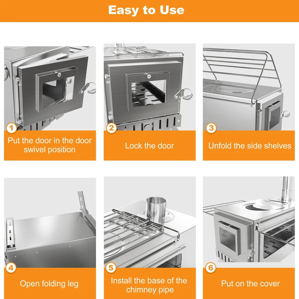 Portable Wood Burning Stove