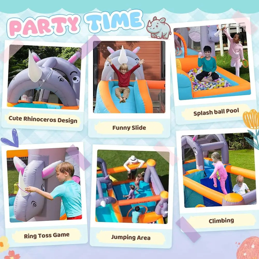 Inflatable Bounce House Water Slide for Kids