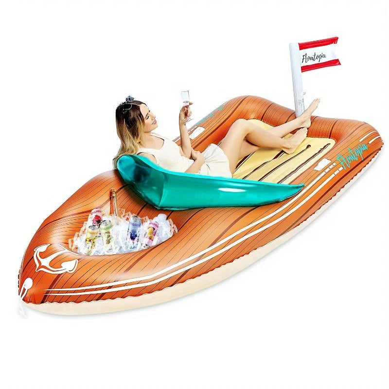 Giant Inflatable Boat Raft with Cooler