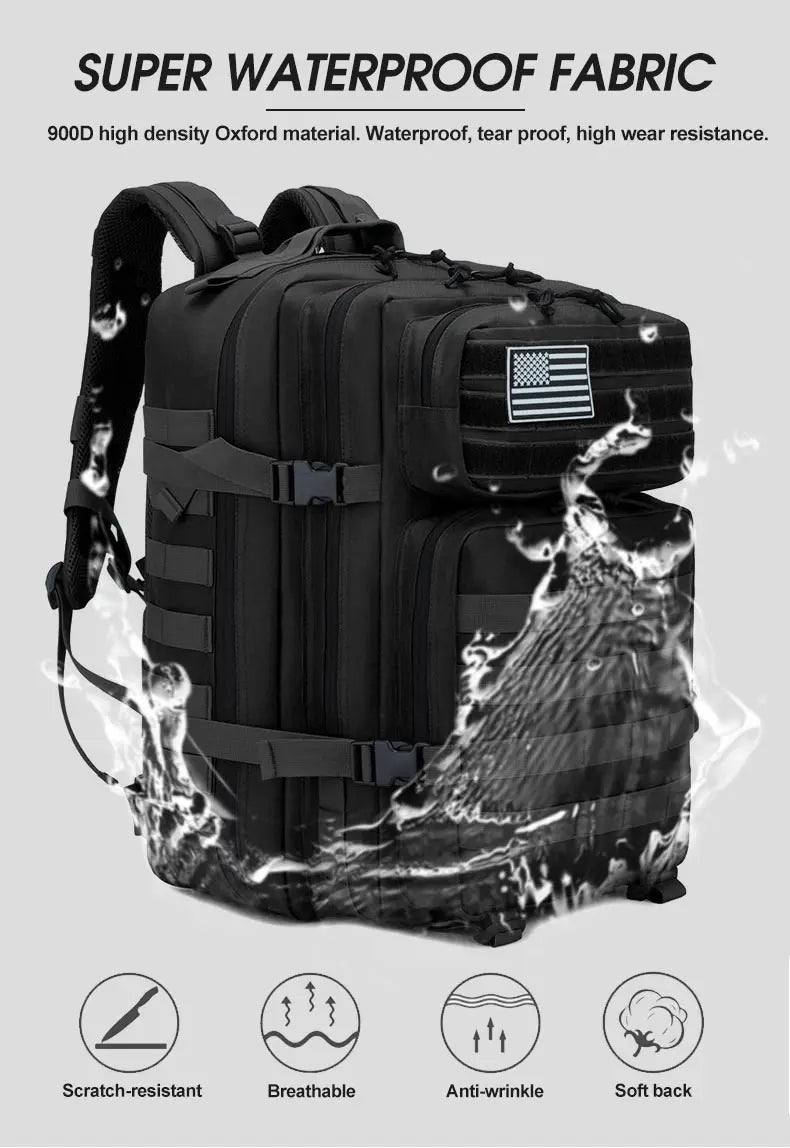 Tactical Waterproof Large Capacity Backpack