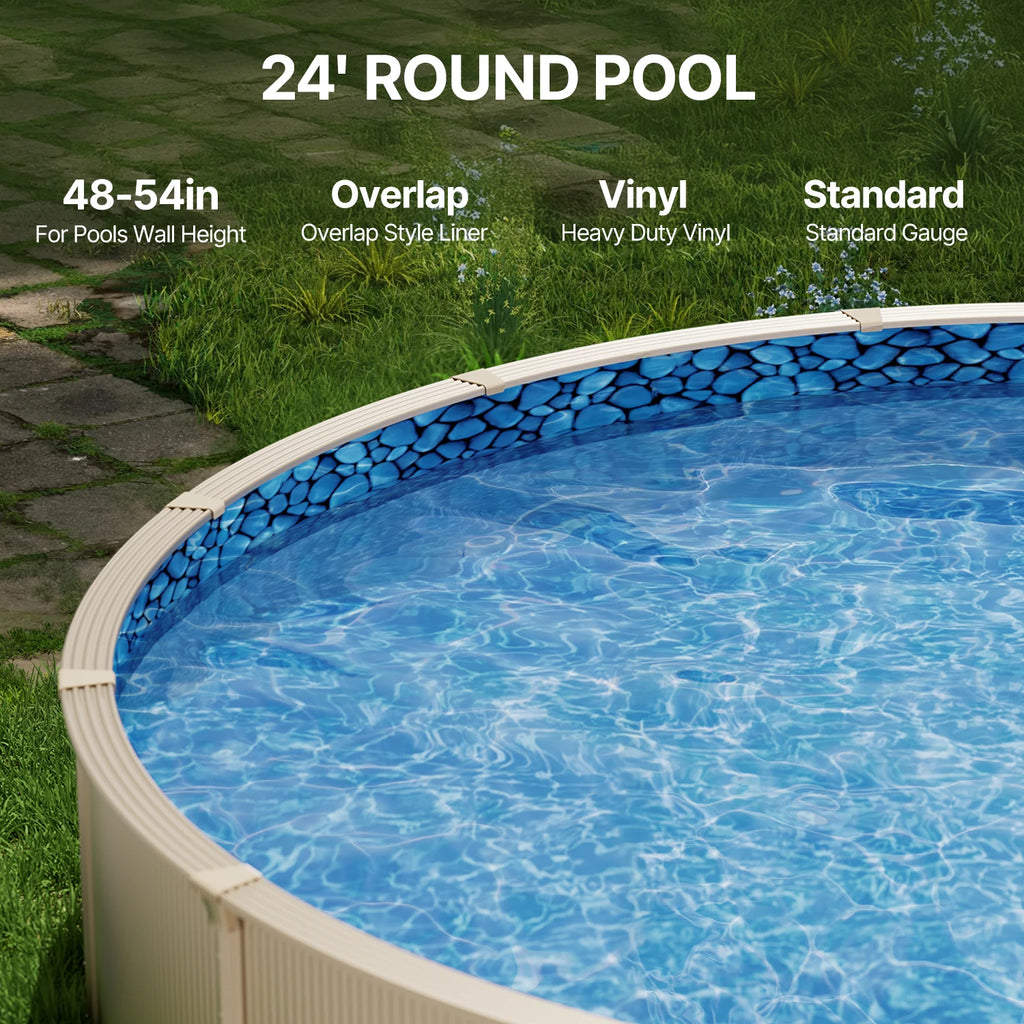 24 ft Round Above Ground Pool Liner