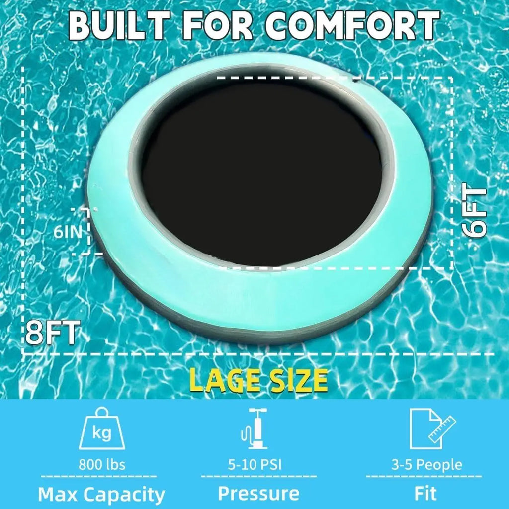 8FT Round Inflatable Floating Ring