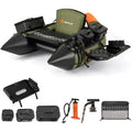 Inflatable Float Tube, Fishing Boat w/ Fish Ruler,Pump,Storage Bag