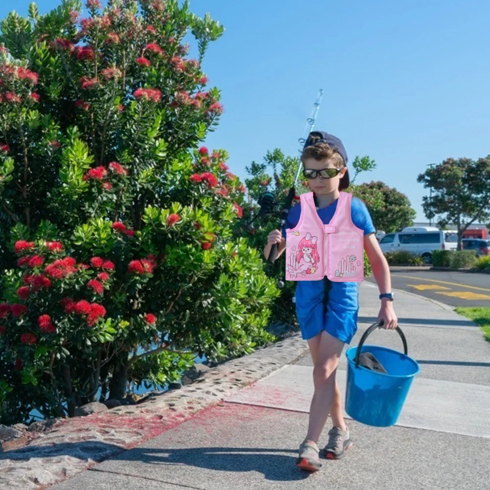 3D Child Bathing Swimming Life Float Cartoon Animal Kids Buoyancy Floating Vest Baby Swimwear for Toddler Girls Boys