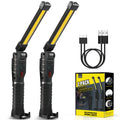 2PCS Rechargeable Camping LED Work Light