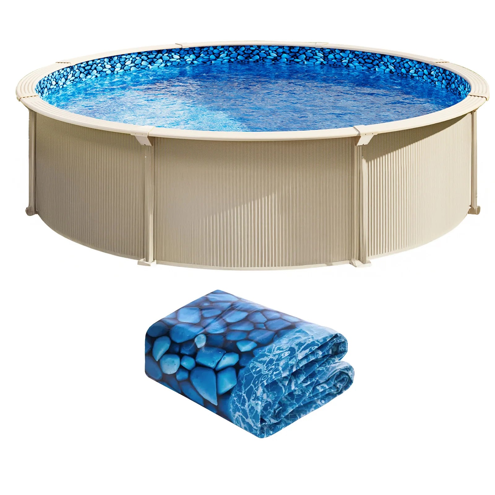 24 ft Round Above Ground Pool Liner