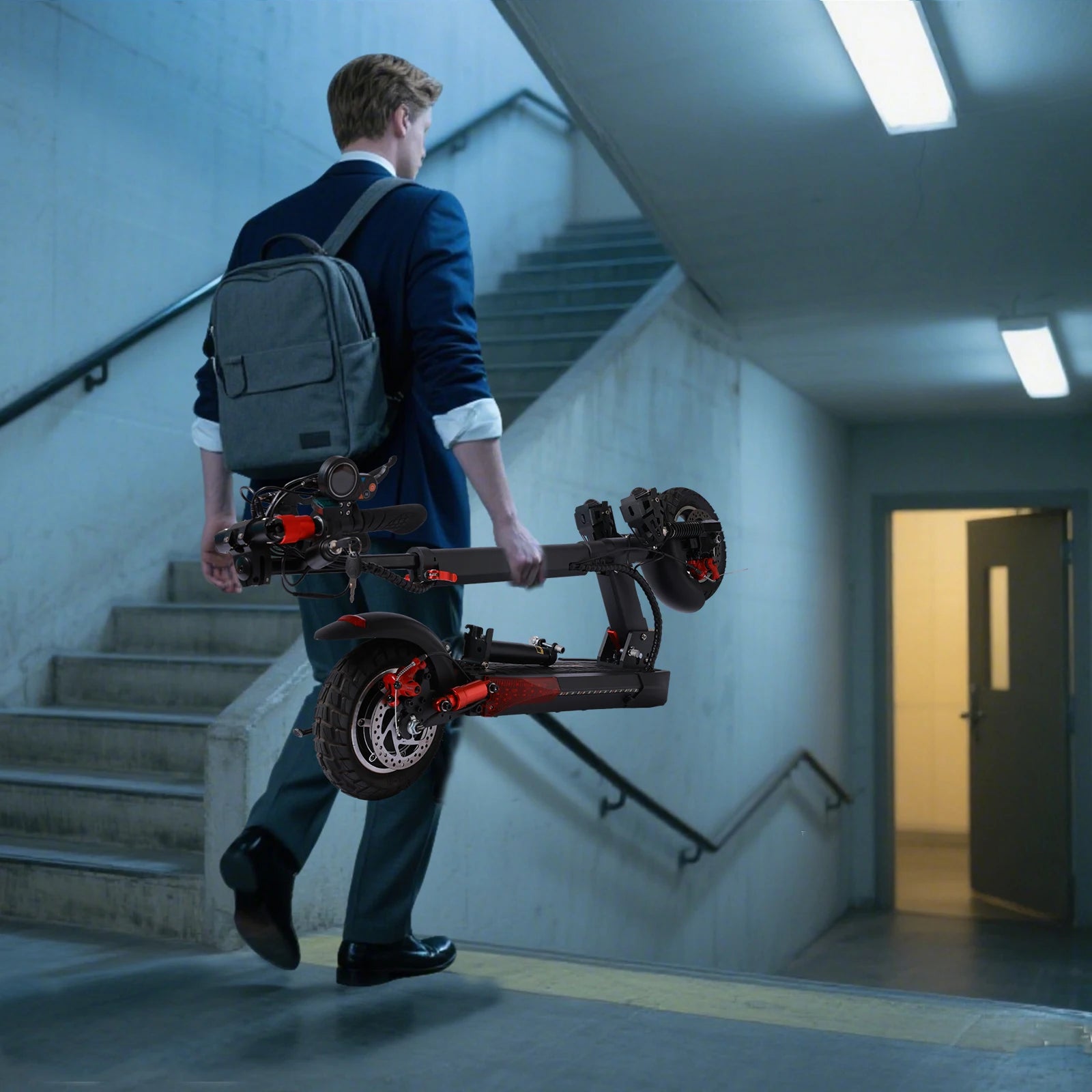 800W Foldable Electric Scooter with Seat