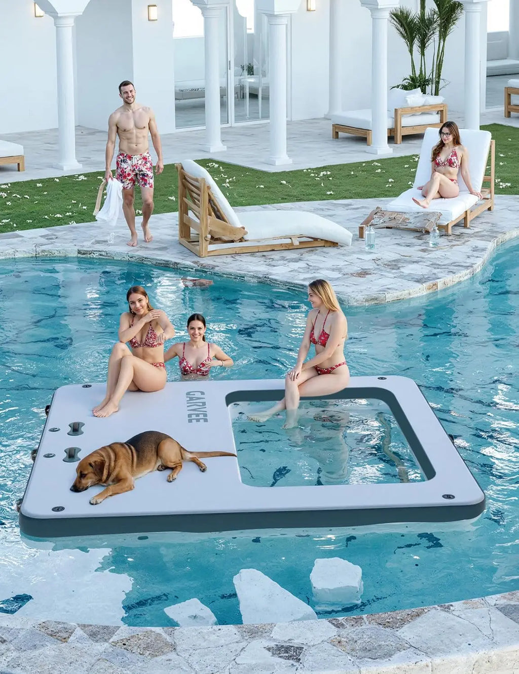 10x10FT Inflatable Floating Dock