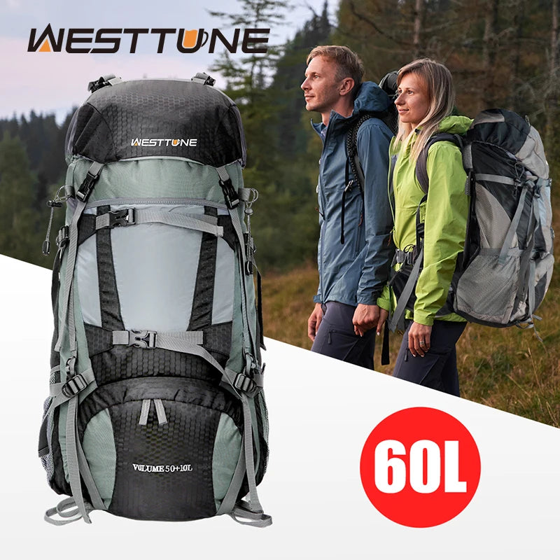 60L Backpack with Rain Cover