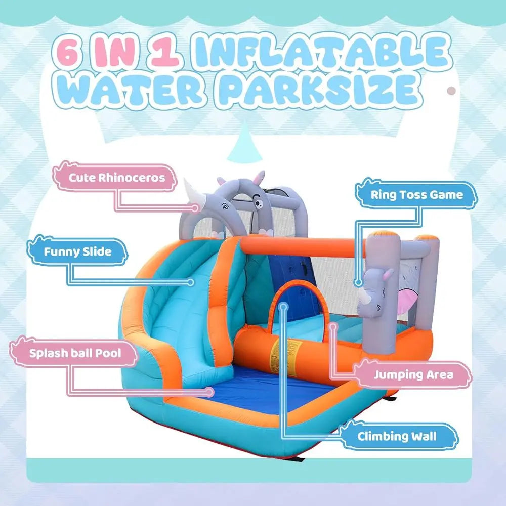 Inflatable Bounce House Water Slide for Kids