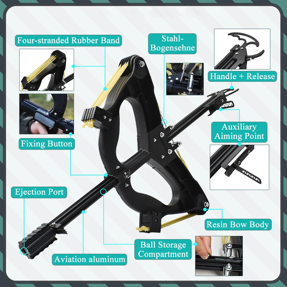 Steel Ball Bow High Power Slingshot