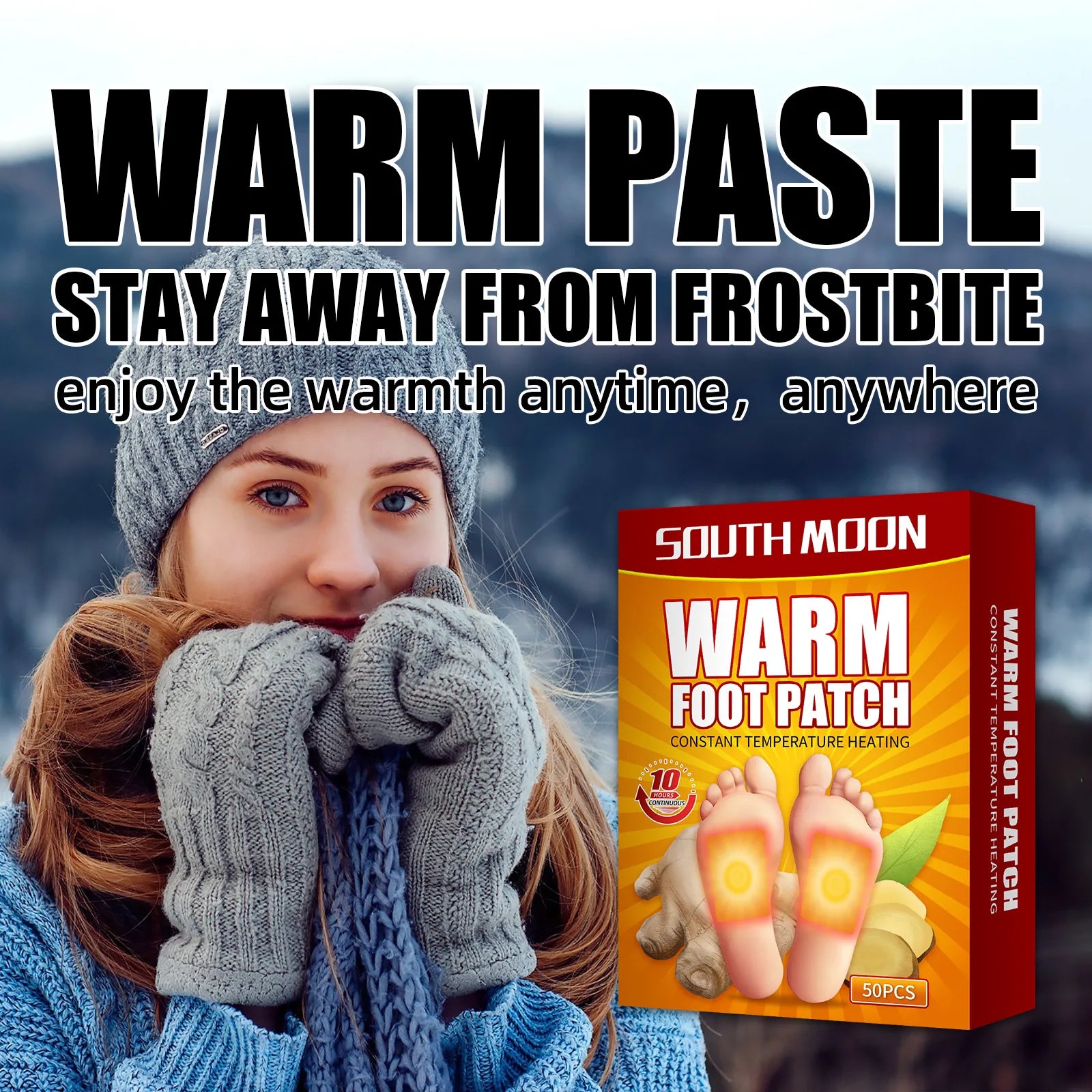 Self Heating Foot Warmer Patches