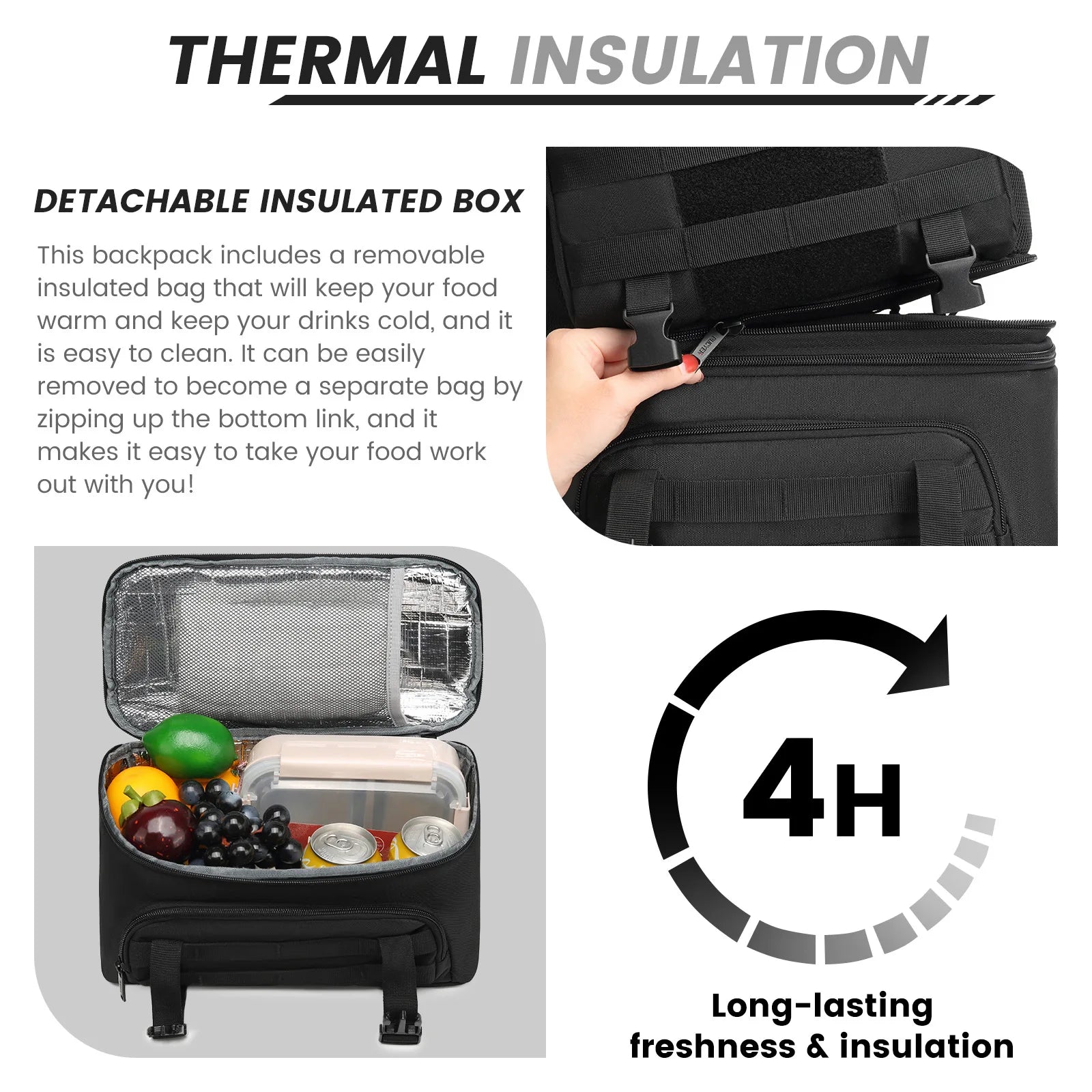 Insulated 15.6 Inch  Backpack Cooler