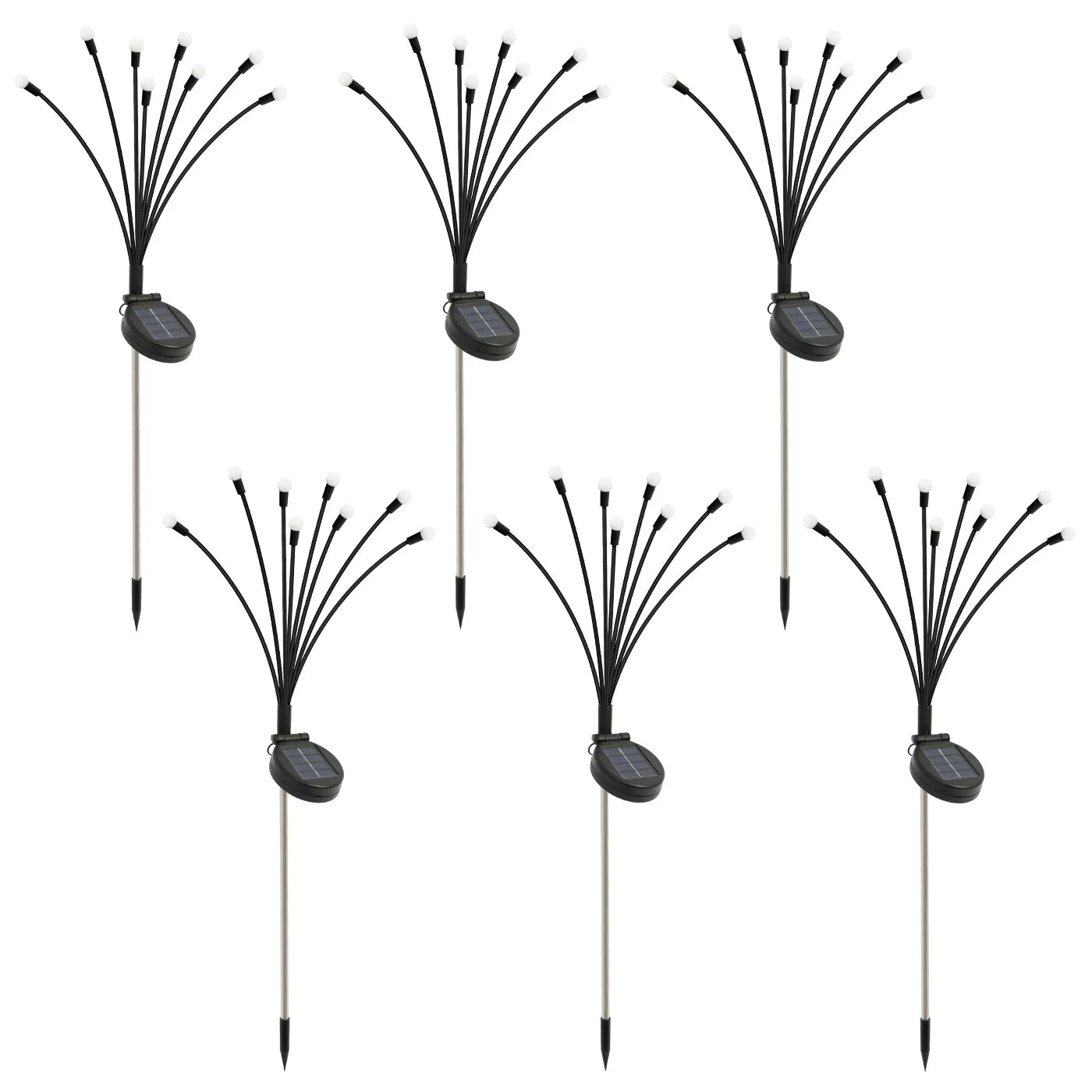 8-Head Solar Firefly Lights