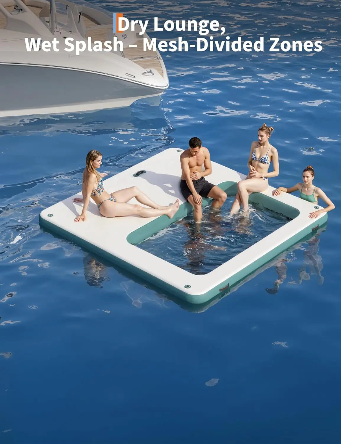 10x10FT Inflatable Floating Dock