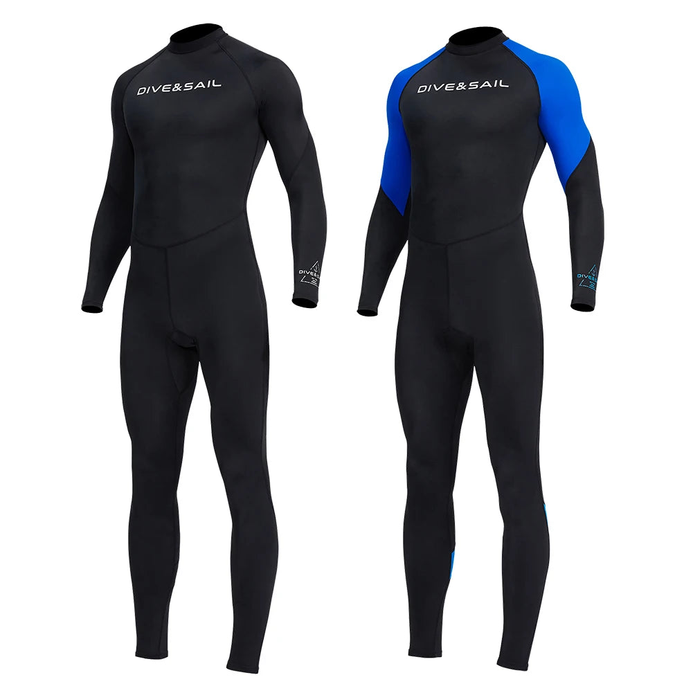 Men Long Sleeve Snorkeling Surfing Breathable Swimsuit