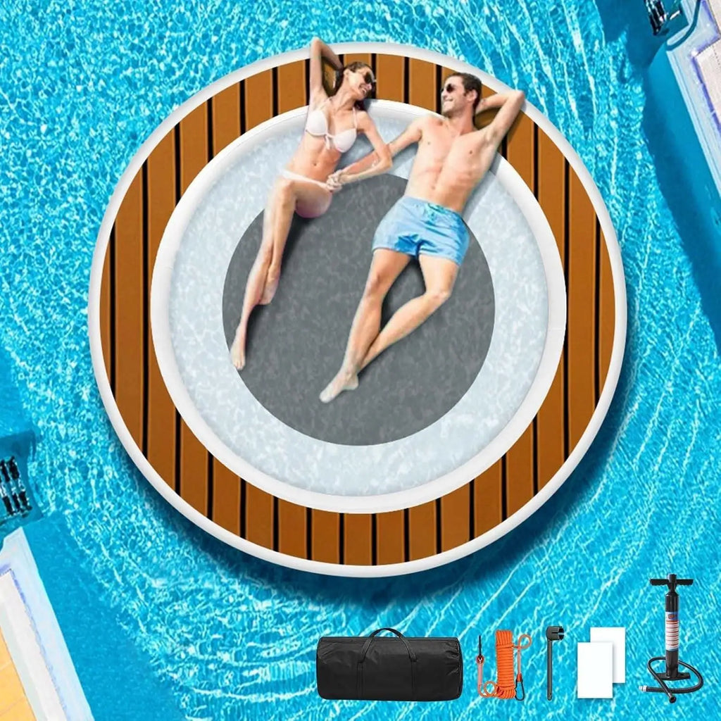 Inflatable 8ft/10ft Round Floating Ring